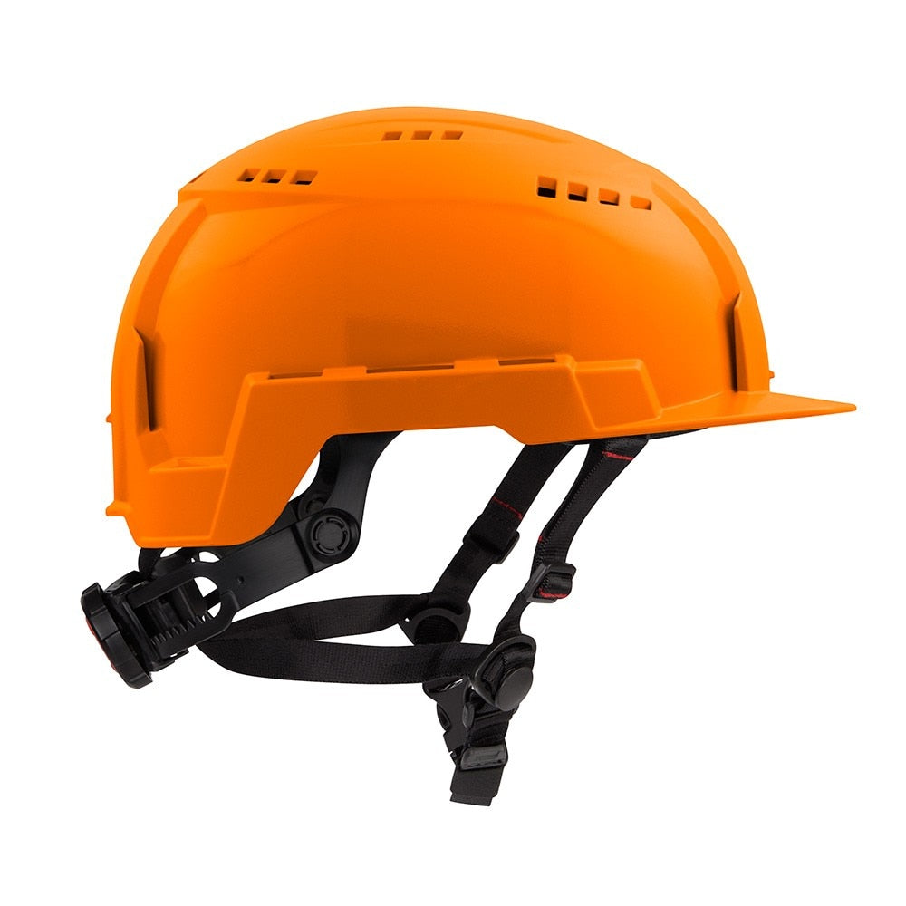 Milwaukee 48-73-1332 BOLT Orange Front Brim Safety Helmet (USA) - Type 2, Class C, Vented