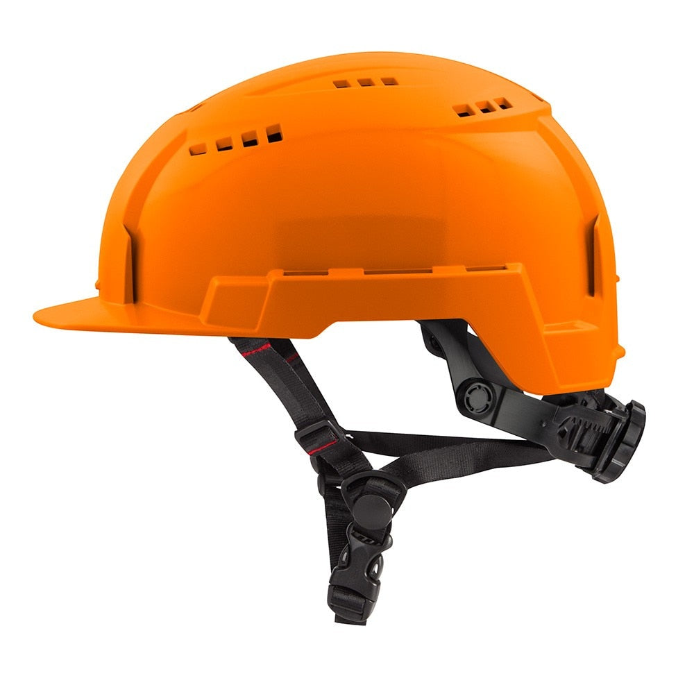 Milwaukee 48-73-1332 BOLT Orange Front Brim Safety Helmet (USA) - Type 2, Class C, Vented