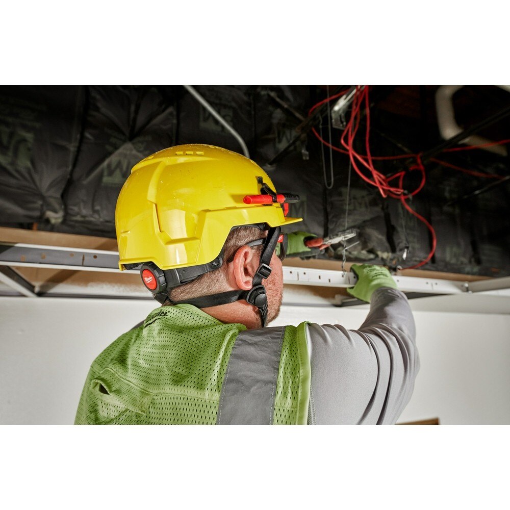 Milwaukee 48-73-1336 BOLT Gray Front Brim Safety Helmet (USA) - Type 2, Class C, Vented