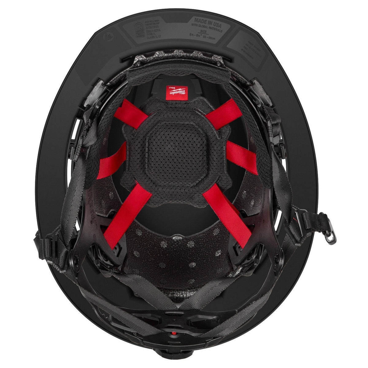 Milwaukee 48-73-1661 BOLT Black Full Brim Safety Helmet – Type 2, Class E