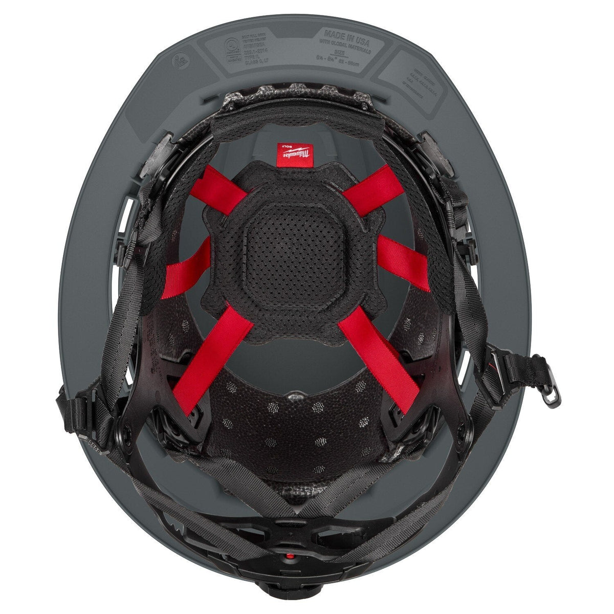 Milwaukee 48-73-1665 BOLT Gray Full Brim Safety Helmet – Type 2, Class E