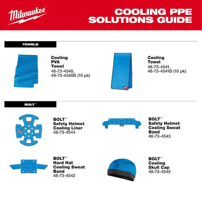 Milwaukee 48-73-4544 BOLT Safety Helmet Cooling Liner