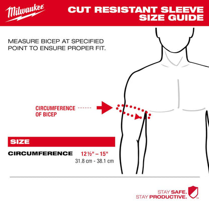 Milwaukee 48-73-9051 18" Cut Level 5 Protective Sleeves