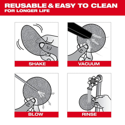 Milwaukee 48-80-6406 3" Assorted 80, 120, 180 Grit Mesh Sanding Discs with POWERGRID Tear Resistant Mesh - 36 pk + 3 Pad Savers