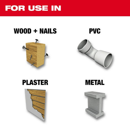 Milwaukee 49-00-5410 M12 Hackzall Blade Multi-Material 5-Pack