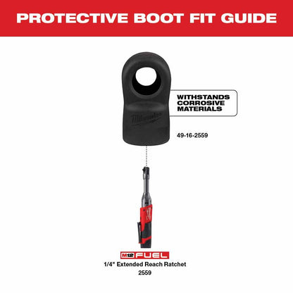 Milwaukee 49-16-2559 M12 FUEL 1/4" Extended Reach Ratchet Rubber Boot