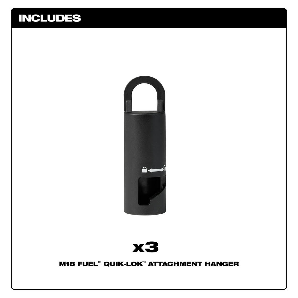 Milwaukee 49-16-2785 M18 FUEL QUIK-LOK Attachment Hanger 3pk