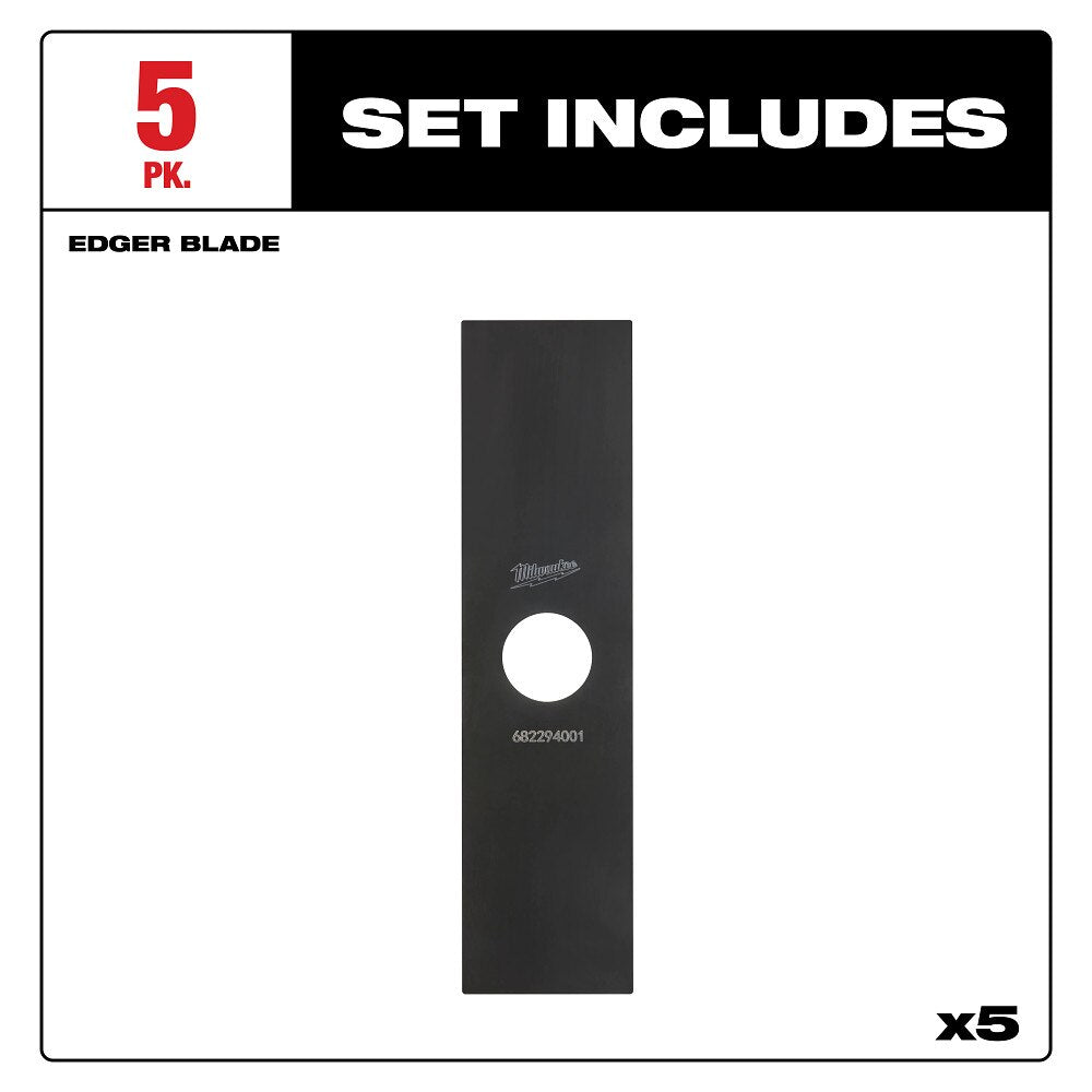 Milwaukee 49-16-2815 8" Edger Blade 5 PK
