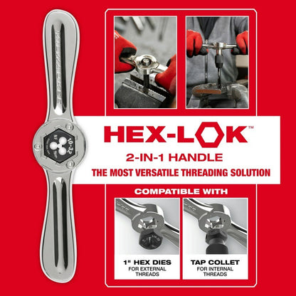 Milwaukee 49-22-5603 38PC Metric Tap & Die PACKOUT Set w/ Hex-LOK 2-in-1 Handle