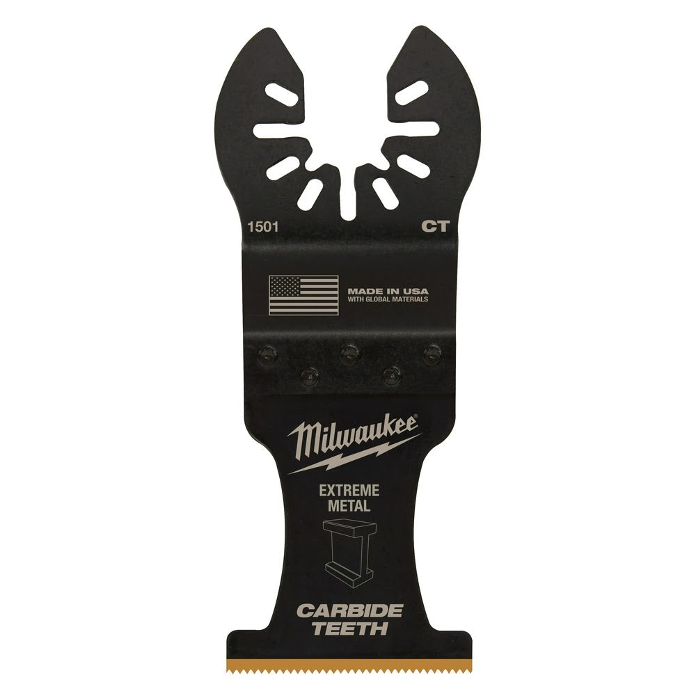 Milwaukee  49-25-1503 Milwaukee® OPEN-LOK™ 1-3/8" TITANIUM ENHANCED CARBIDE TEETH METAL BLADE 3PK