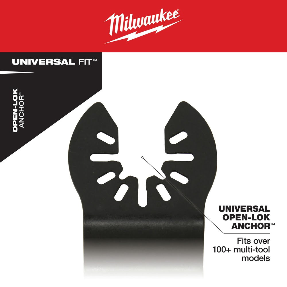 Milwaukee  49-25-1503 Milwaukee® OPEN-LOK™ 1-3/8" TITANIUM ENHANCED CARBIDE TEETH METAL BLADE 3PK