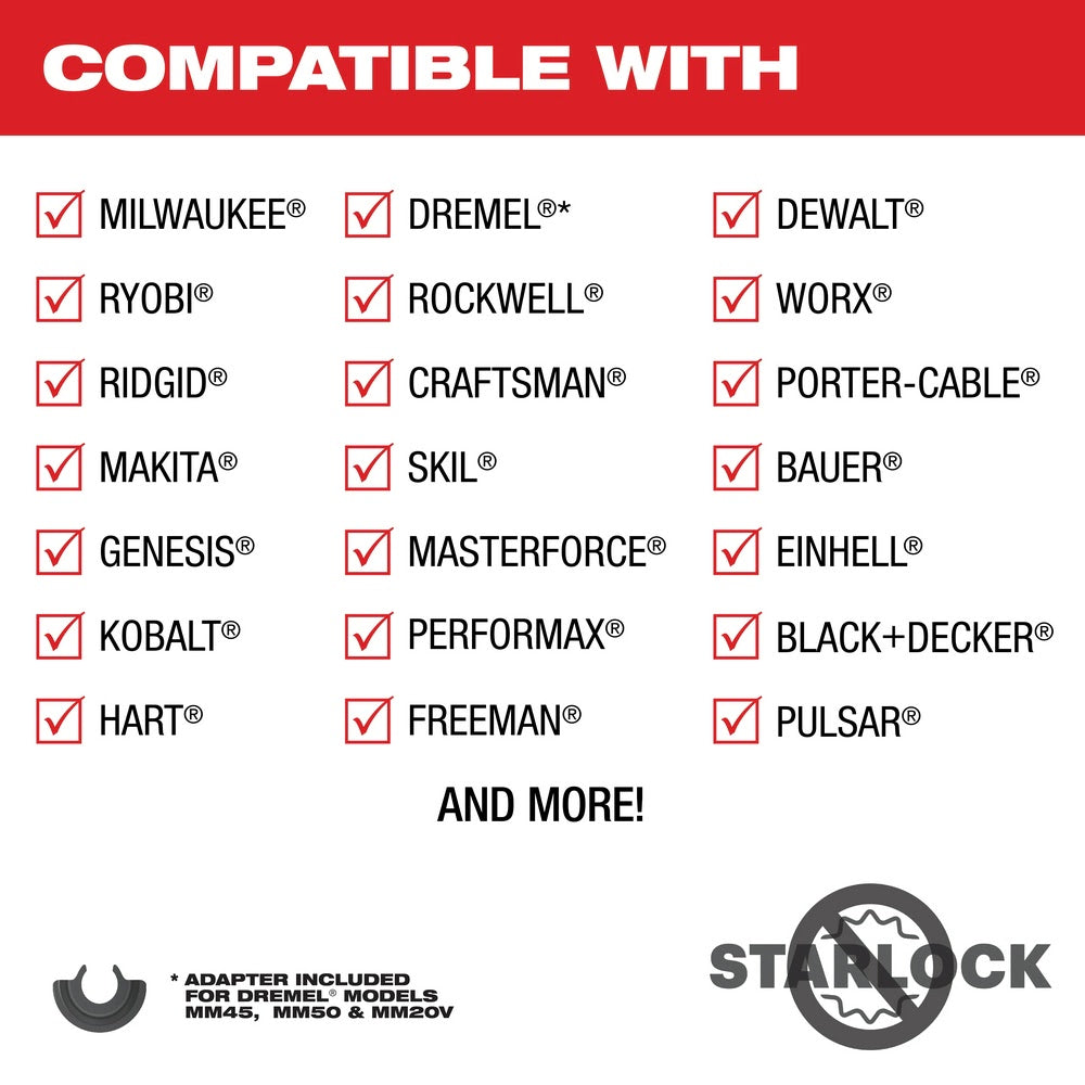 Milwaukee  49-25-1503 Milwaukee® OPEN-LOK™ 1-3/8" TITANIUM ENHANCED CARBIDE TEETH METAL BLADE 3PK