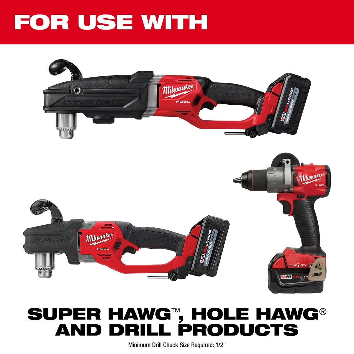 Milwaukee 49-56-9255 4-1/4" Big Hawg with Long Life 10X Larger Carbide Teeth