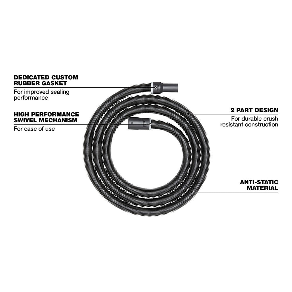 Milwaukee 49-90-1984 1-7/8" x 16' Flexible Hose
