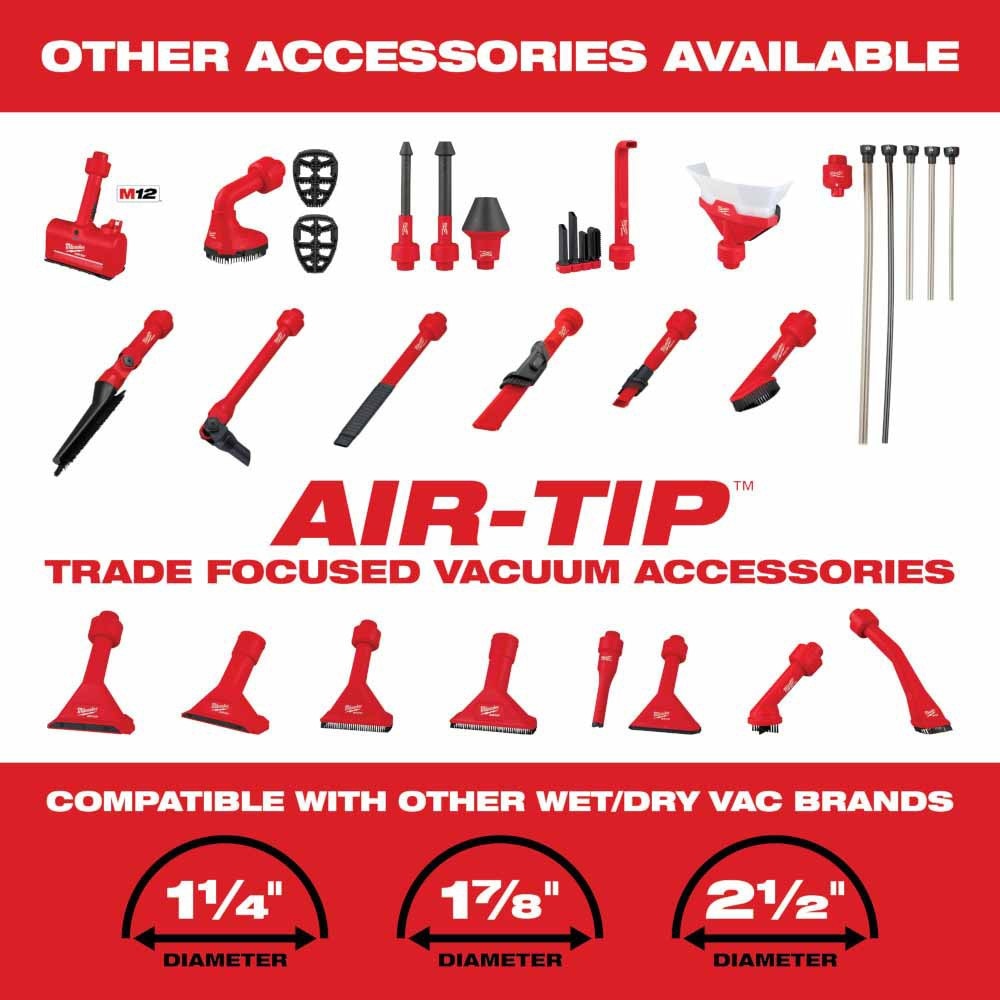 Milwaukee 49-90-2027 AIR-TIP Low-Profile Pivoting Brush Tool