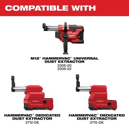 Milwaukee 49-90-2301 M12 Hammervac Dust Extractor Nozzle