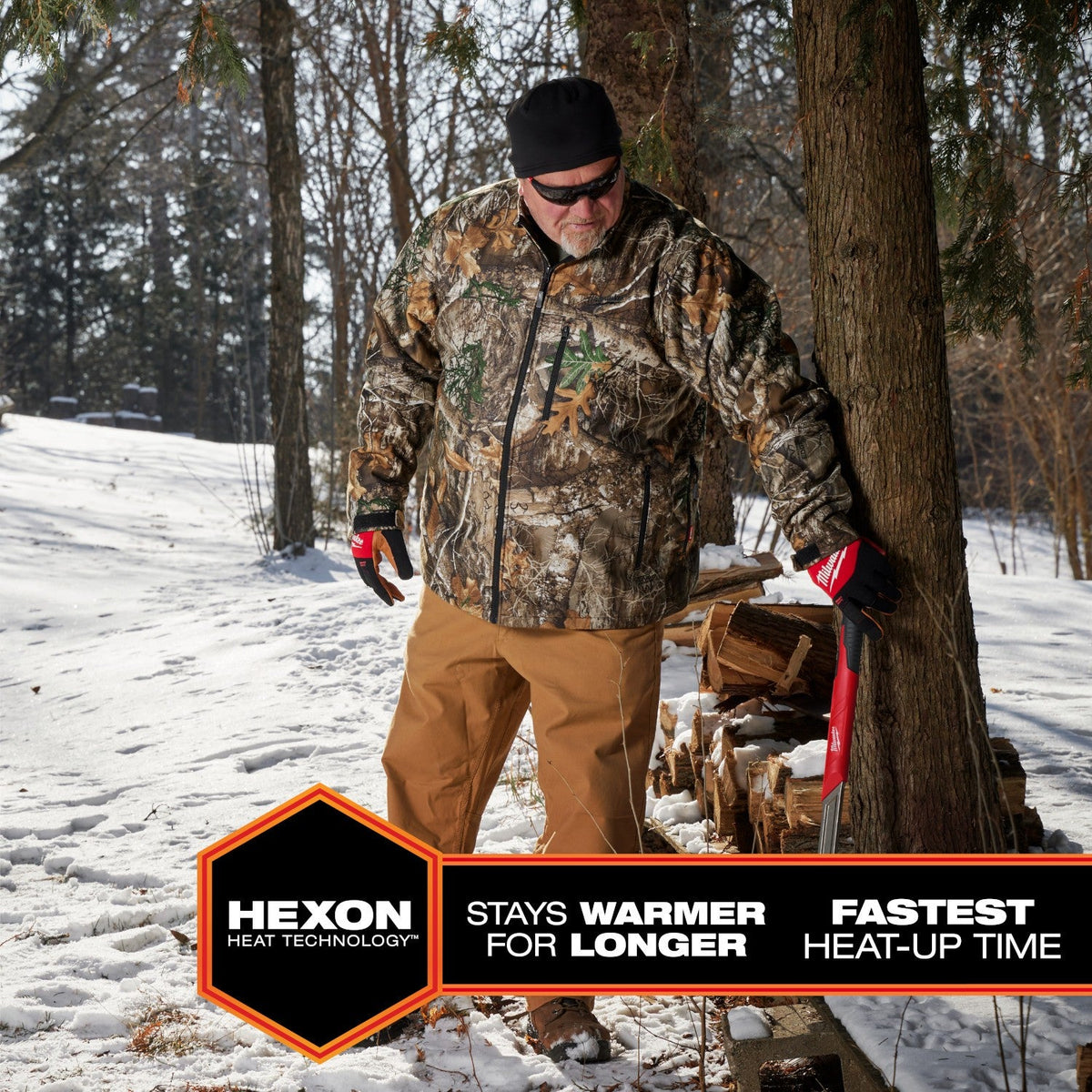 Milwaukee M101C-21 M12 Heated Camo Quietshell Jacket with (1) 3.0 Ah Battery and Charger