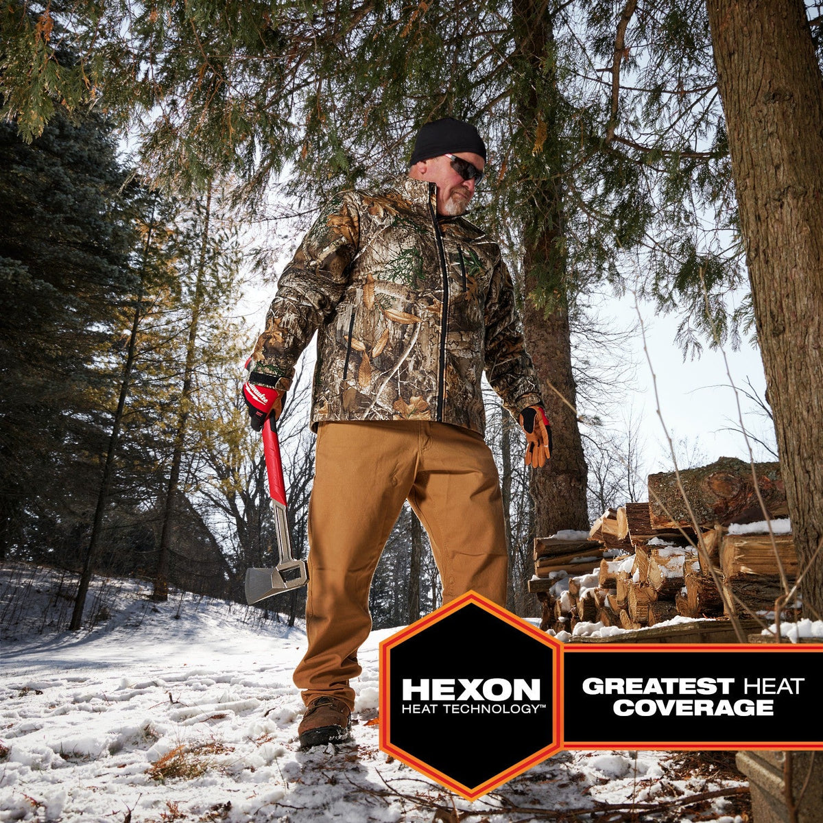 Milwaukee M101C-21 M12 Heated Camo Quietshell Jacket with (1) 3.0 Ah Battery and Charger