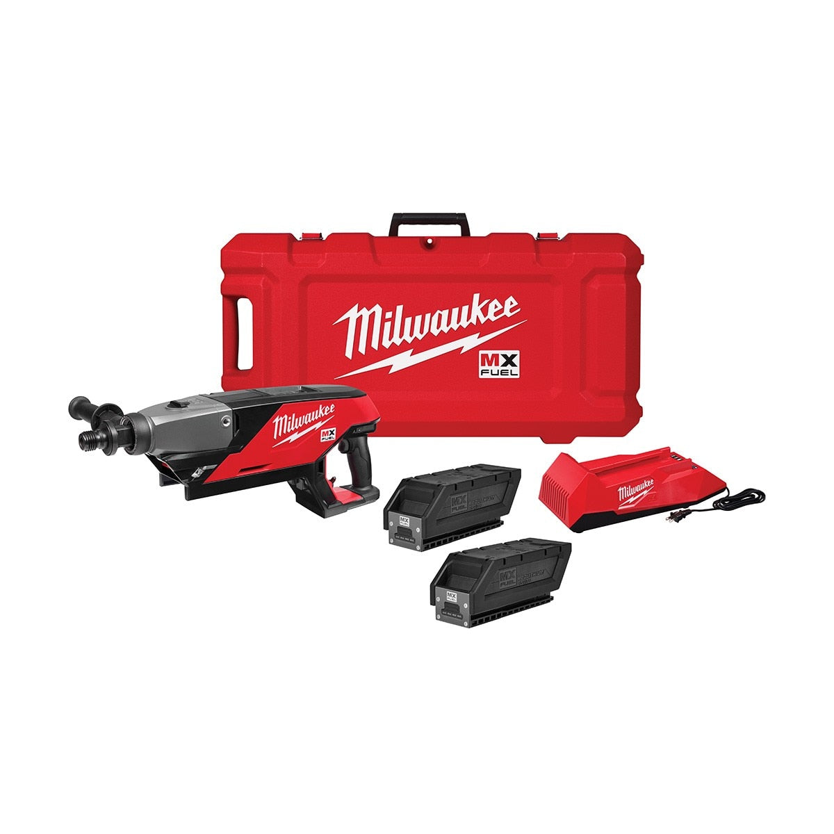 Milwaukee MXF301-2CP MX FUEL Handheld Concrete Core Drill Kit w/ Two Batteries and Charger