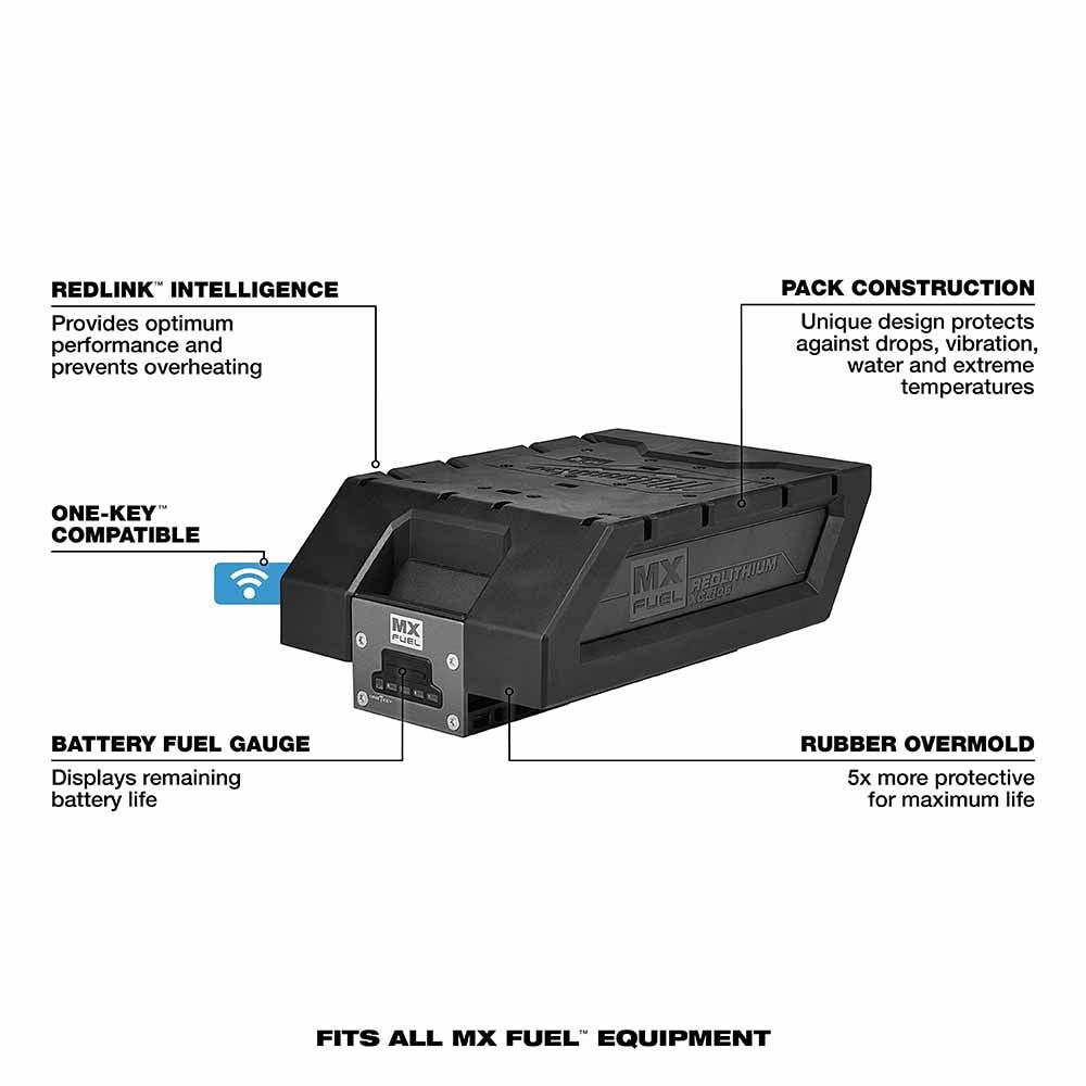 Milwaukee MXFC-2XC MX FUEL Two 72V 6.0Ah XC406 Batteries and Charger Expansion Kit