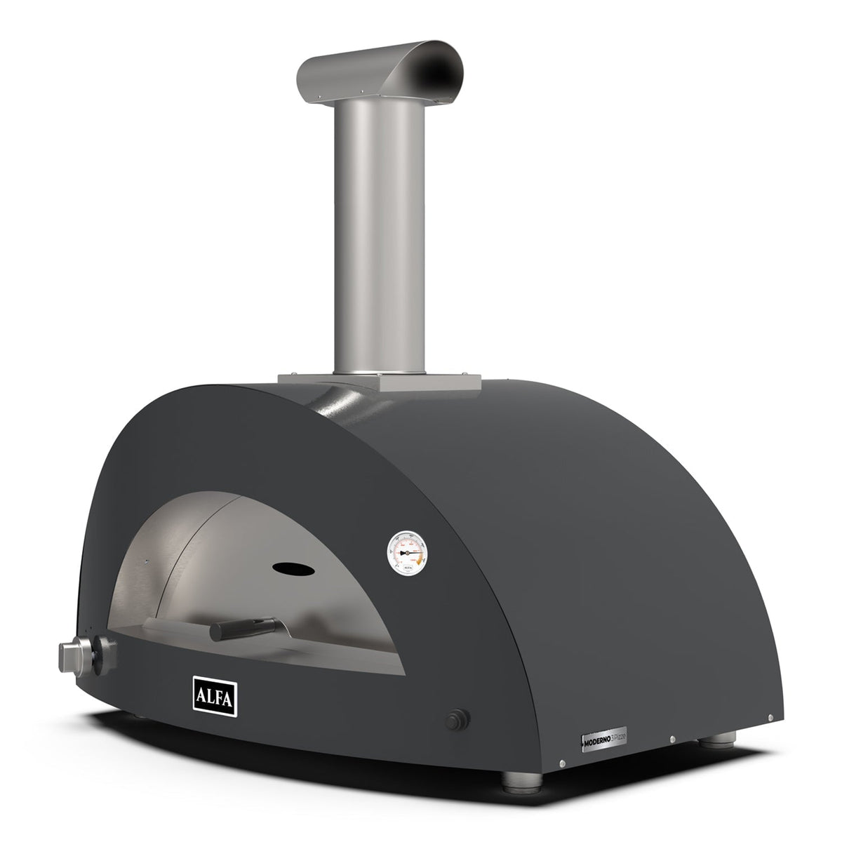Alfa Moderno 3 Pizze Gas Pizza Oven (LP or NG Fuel)