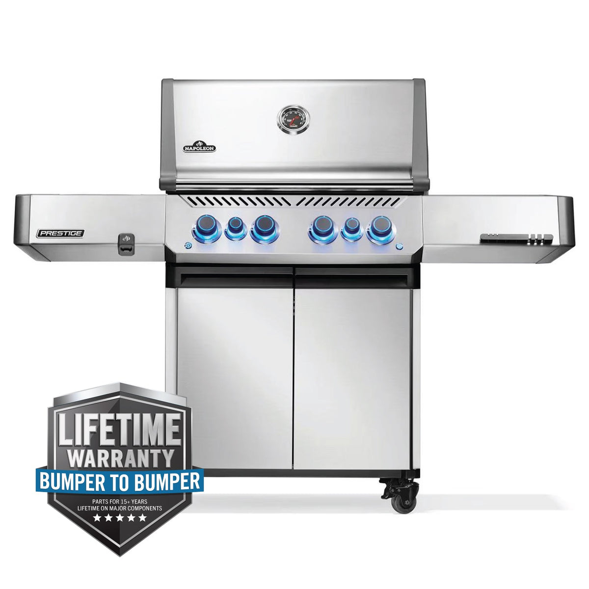 Napoleon Prestige 500 RSIB w/ Infrared Side and Rear Burner (Stainless Steel) 6-Burner