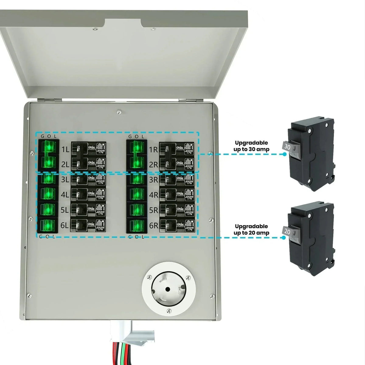 Refurbished - Nature's Generator Power Transfer Kit 12 Circuit 120/240V 50A