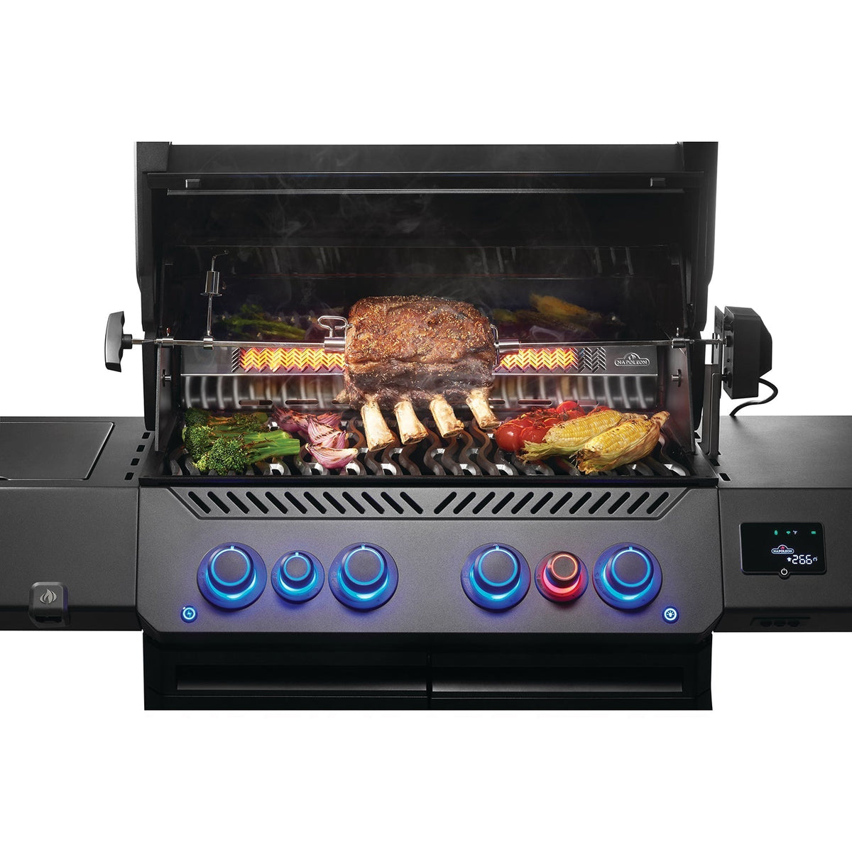 Napoleon Prestige 500 Phantom Connected RSIB w/ Infrared Side and Rear Burner (Matte Black) 6-Burner w/ WiFi & Bluetooth