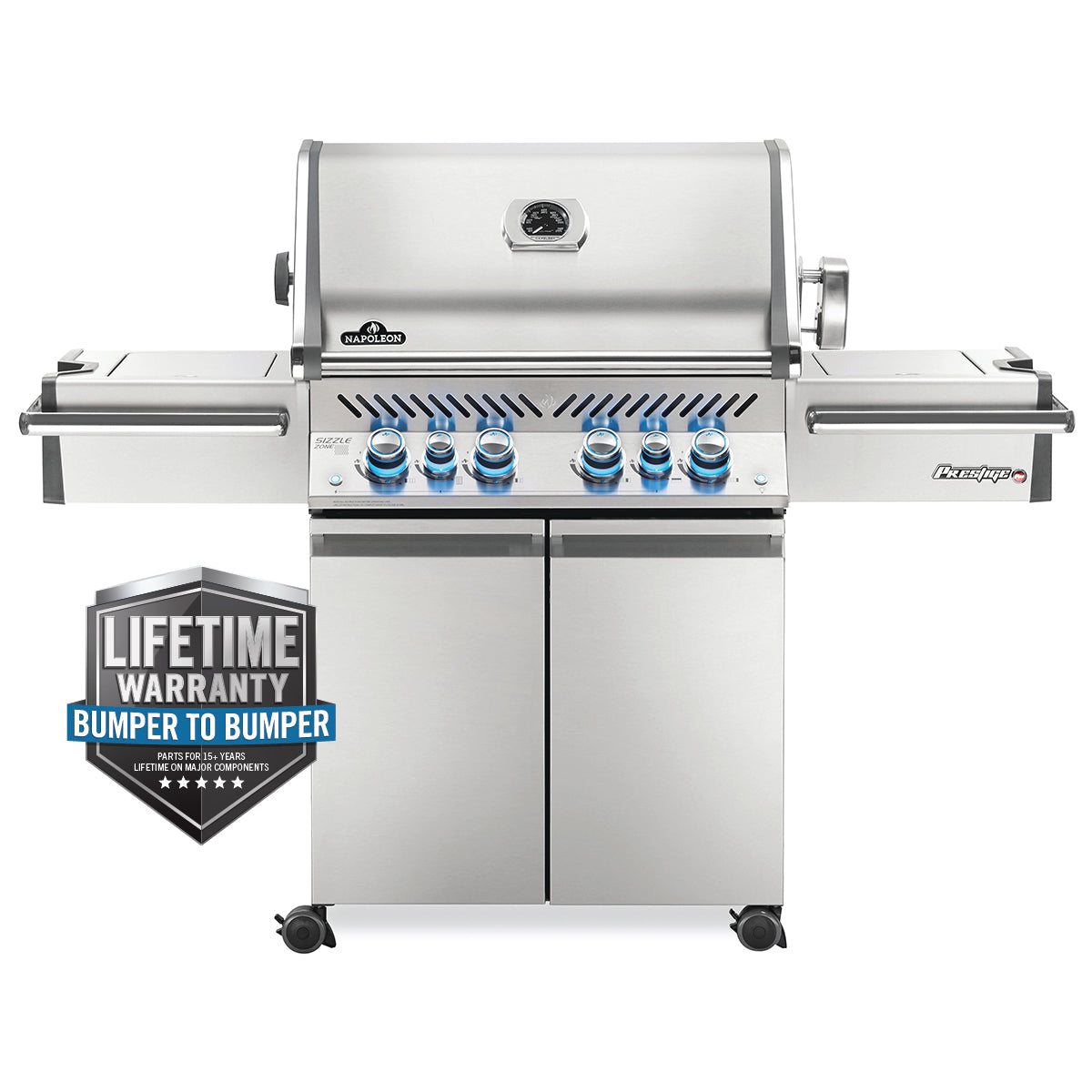 Napoleon Prestige PRO 500 RSIB w/ Infrared Side and Rear Burners (Stainless Steel) 6-Burner