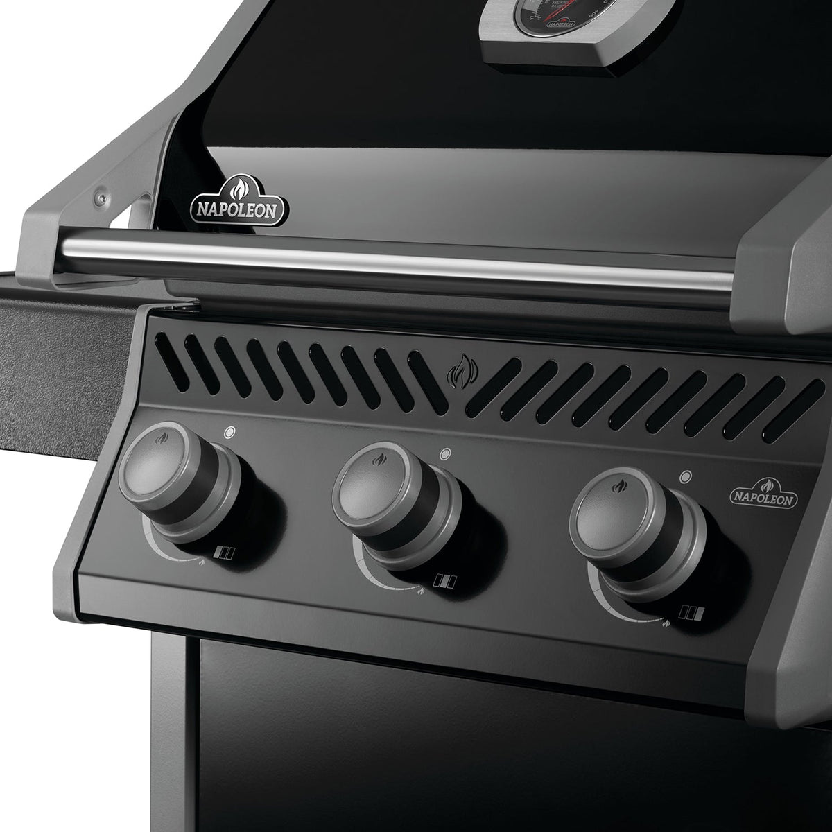Napoleon Rogue 425 Gas BBQ Grill (Black) w/ Stainless Steel Grids 3-Burner