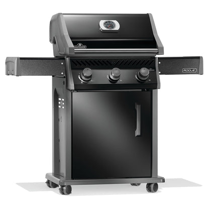 Napoleon Rogue 425 Gas BBQ Grill (Black) w/ Stainless Steel Grids 3-Burner