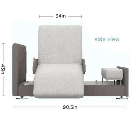 StarSleep Orin Rotating Sit to Stand Hospital Bed With Head and Foot Elevation