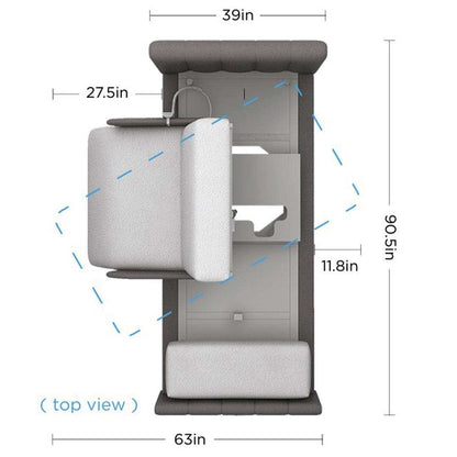 StarSleep Orin Rotating Sit to Stand Hospital Bed With Head and Foot Elevation
