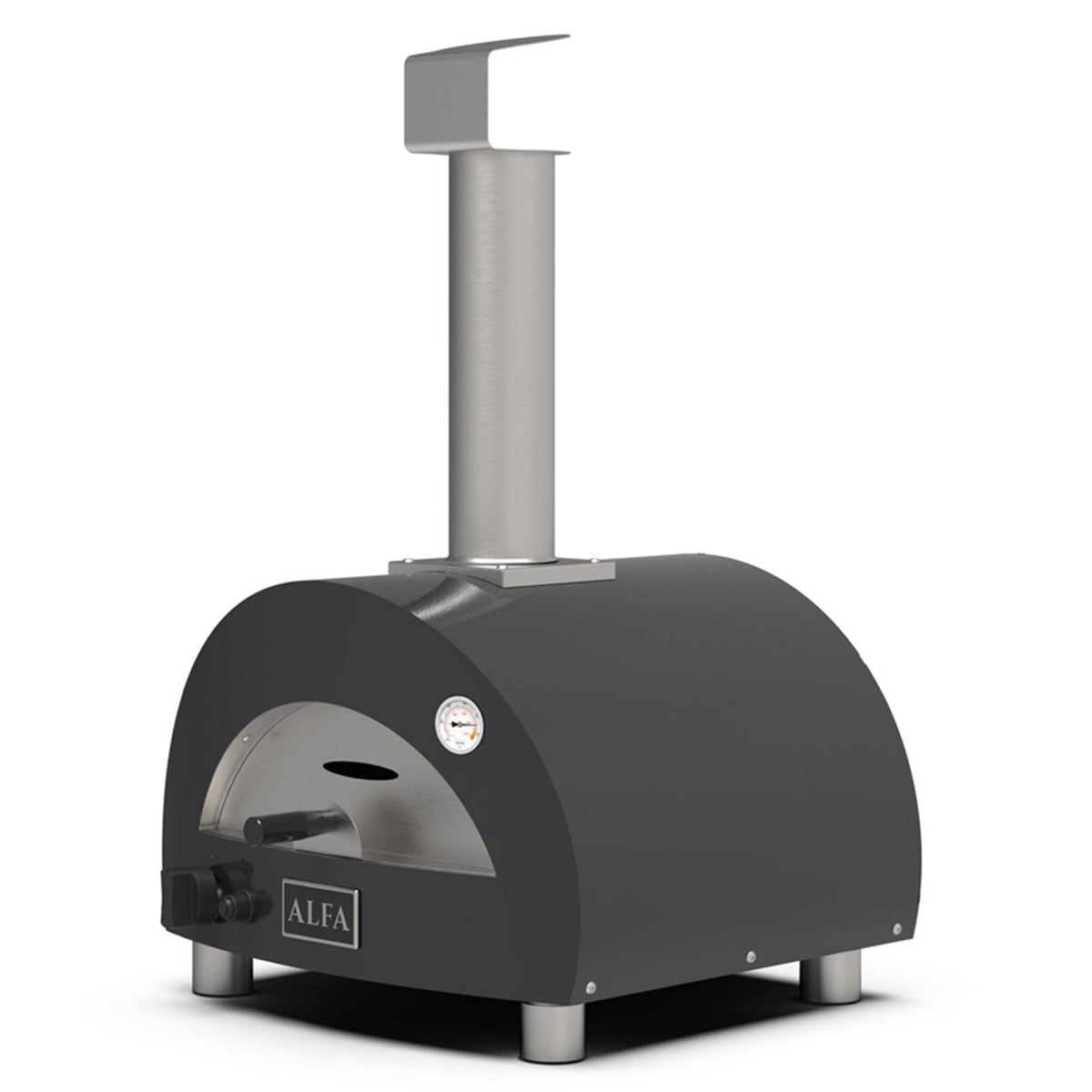 Alfa Moderno Portable Pizza Oven in Ardesia Grey (Propane)