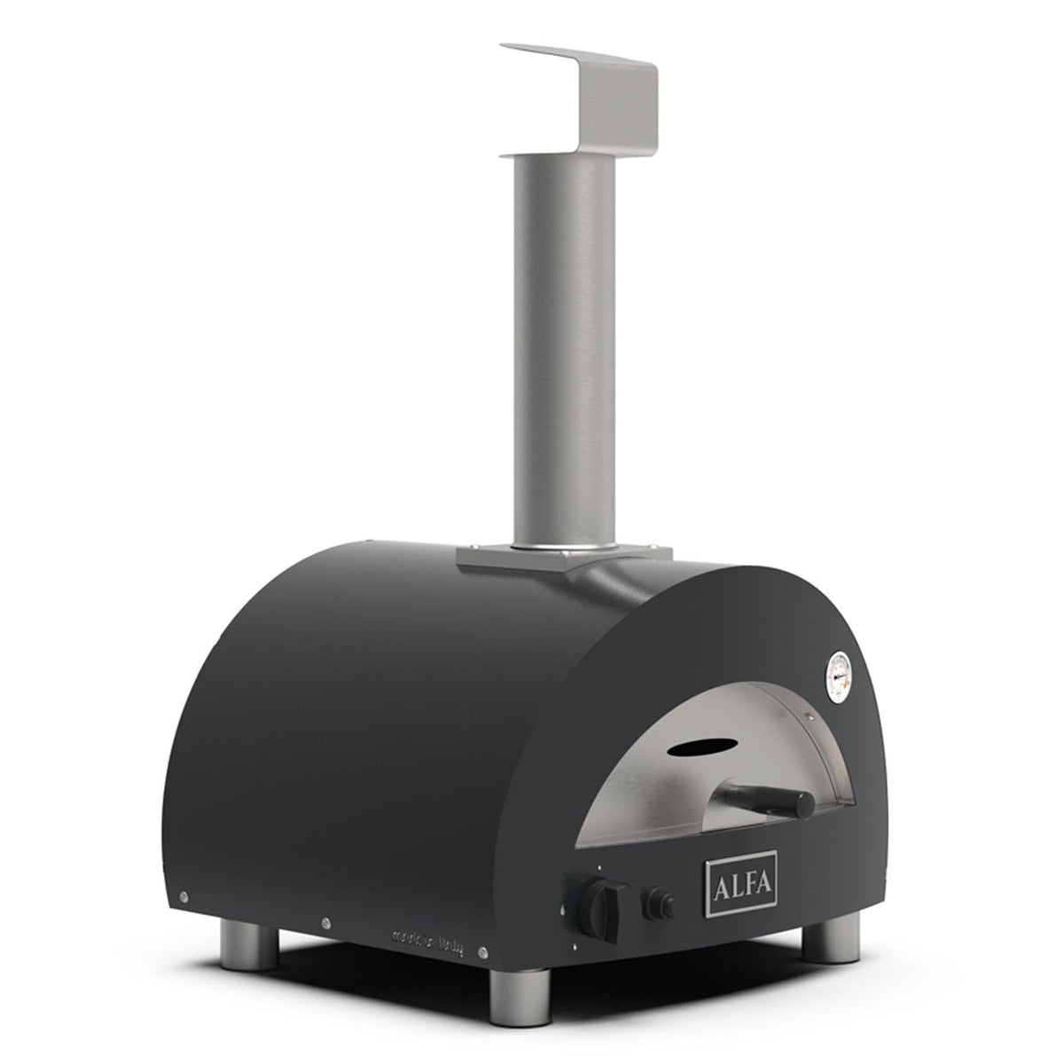 Alfa Moderno Portable Pizza Oven in Ardesia Grey (Propane)