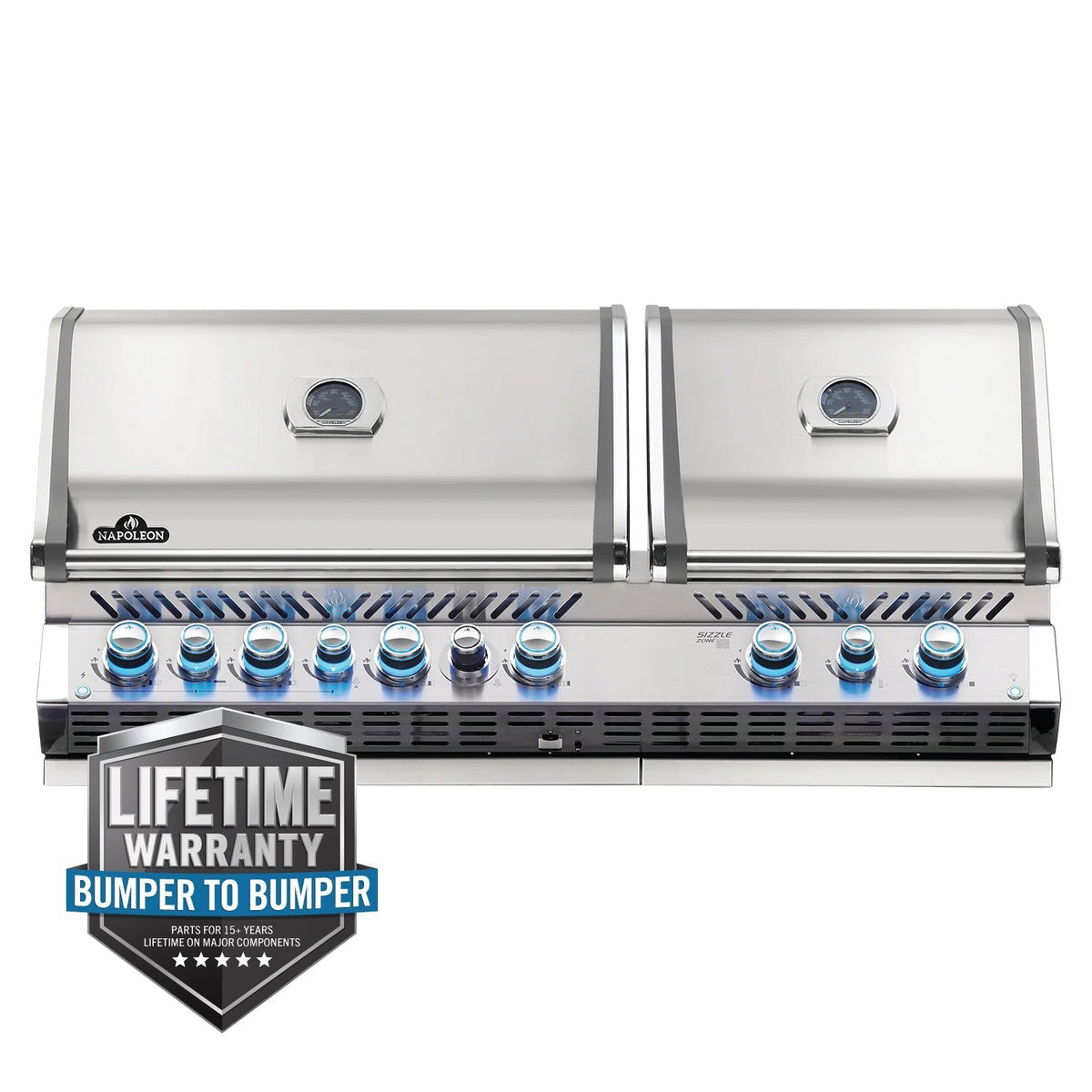 Napoleon Built-In Prestige PRO 825 RBI w/ Infrared Bottom and Rear Burners (Stainless Steel) 9-Burner