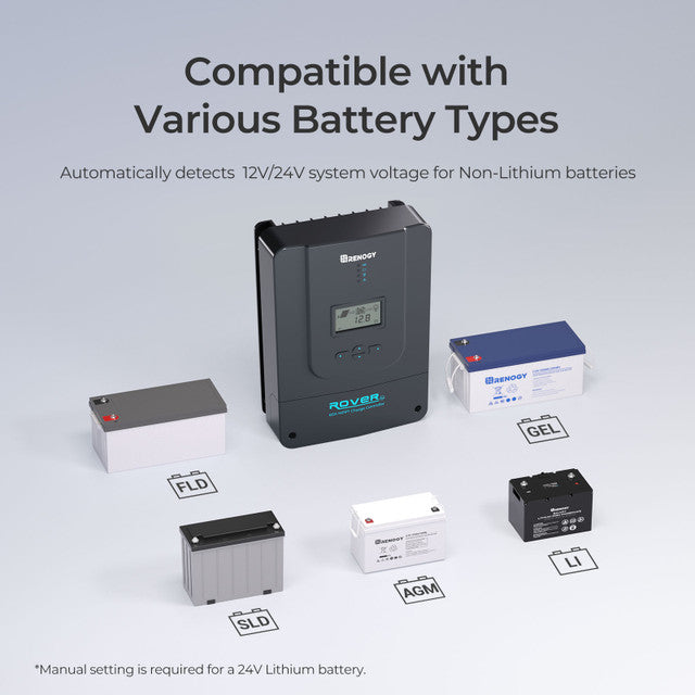 Renogy Rover Li 60 Amp MPPT Solar Charge Controller