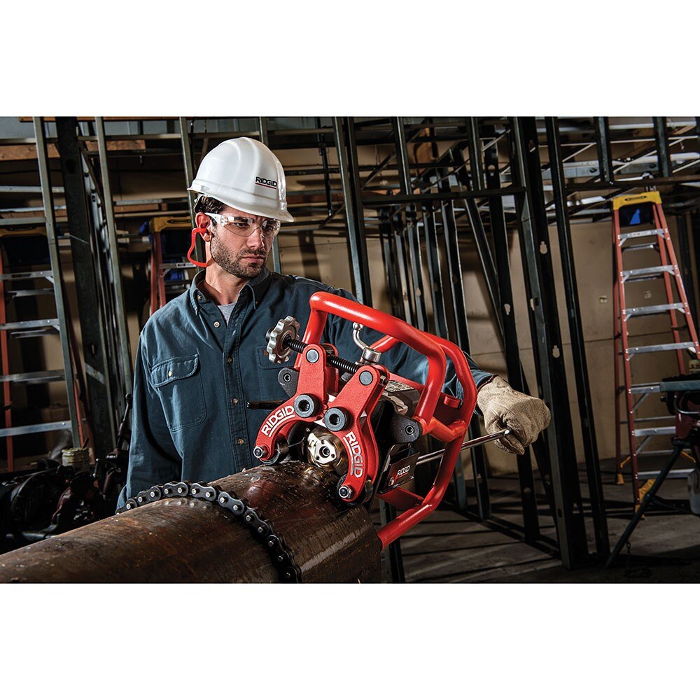 RIDGID 49298 B-500 Portable Pipe Beveller With 37-1/2 Degree Cutter Head