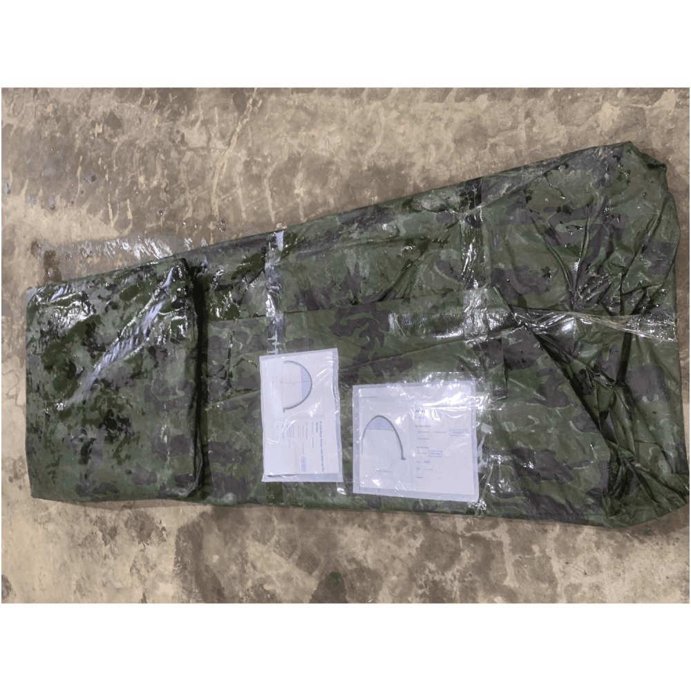 Front/Rear Panel with Roll-up Door for W40'xL80'xH20' Storage Shelter