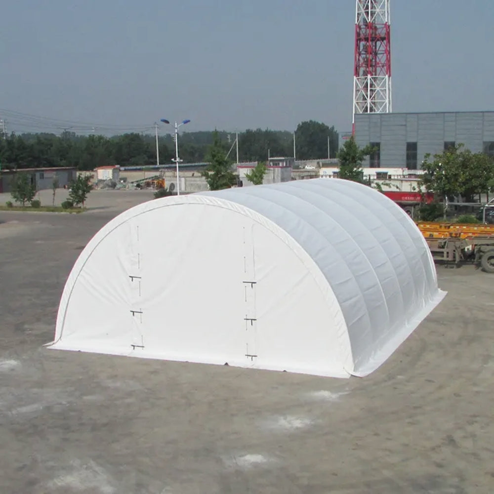 Front/Rear Panel with Roll-up Door for W40'xL80'xH20' Storage Shelter