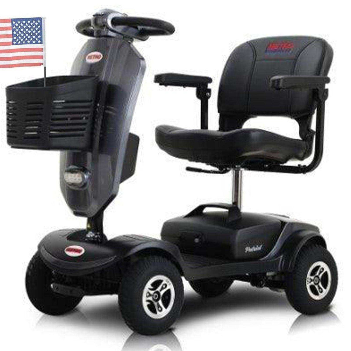 Metro Mobility Patriot Series 4-Wheel Travel Mobility Scooter