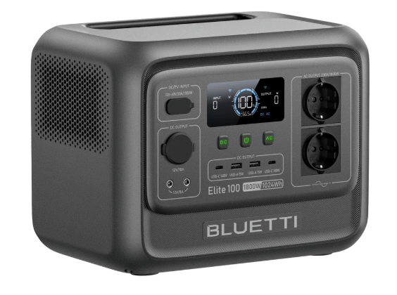 BLUETTI Elite 100 V2 Portable Power Station | 1 800 W, 1 024 Wh