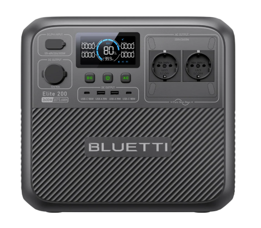 BLUETTI Elite 200 V2 Portable Power Station | 2600W, 2073.6Wh