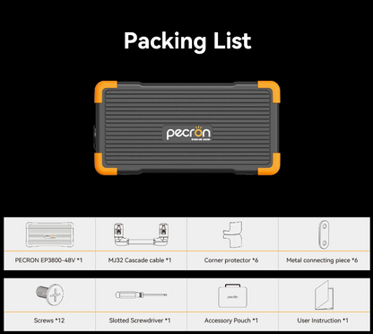 Pecron EP3800-48V Expansion Battery 3840Wh