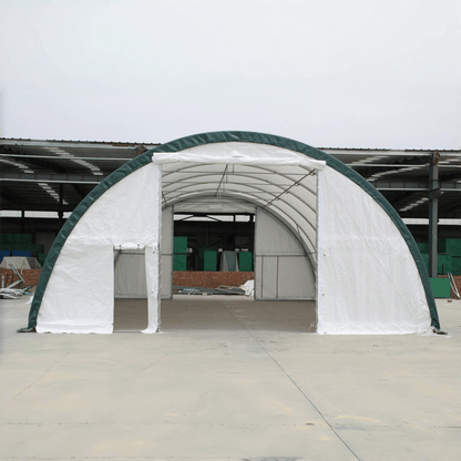 W 30FT x L 85FT x H 15FT Single Truss Arch Storage Shelter