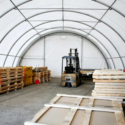 W 30FT x L 85FT x H 15FT Single Truss Arch Storage Shelter