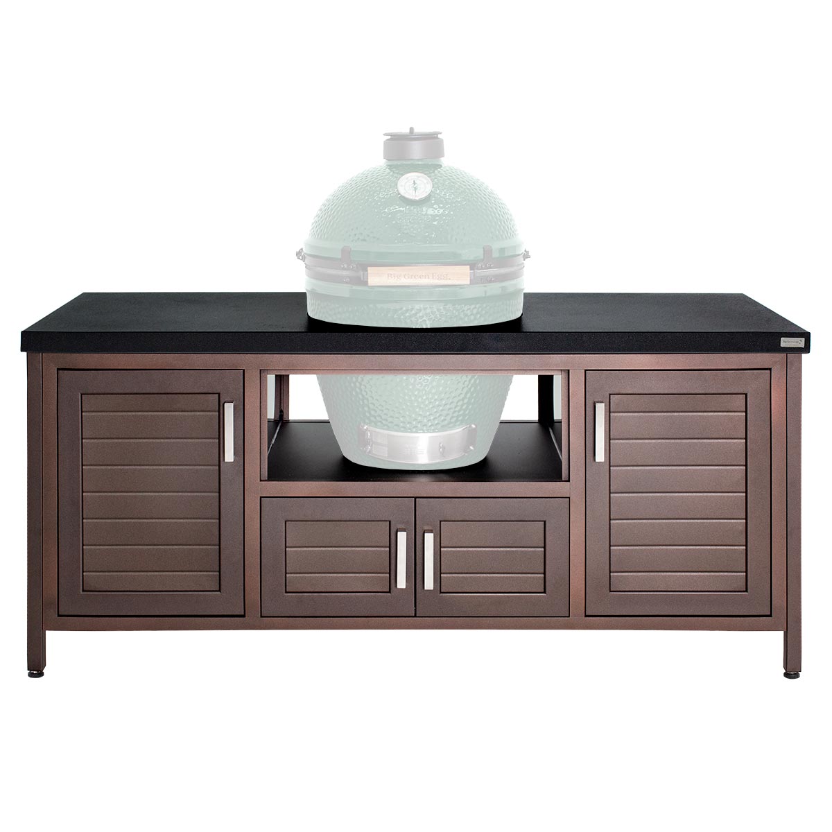 Large Big Green Egg + 72in Modern Farmhouse Table Package