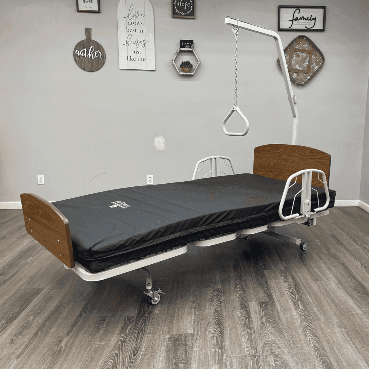 Med-Mizer RetractaBed Wall Hugger Hospital Bed
