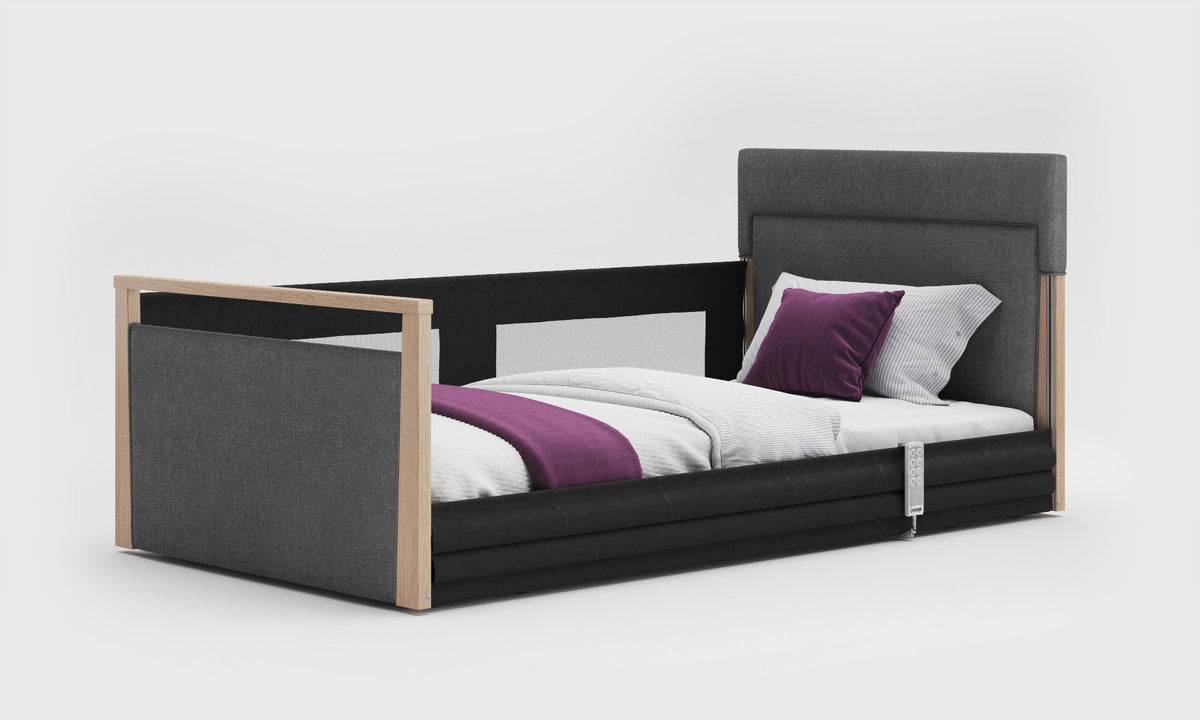 Solo SafeSide Upholstered Profiling Floor Bed