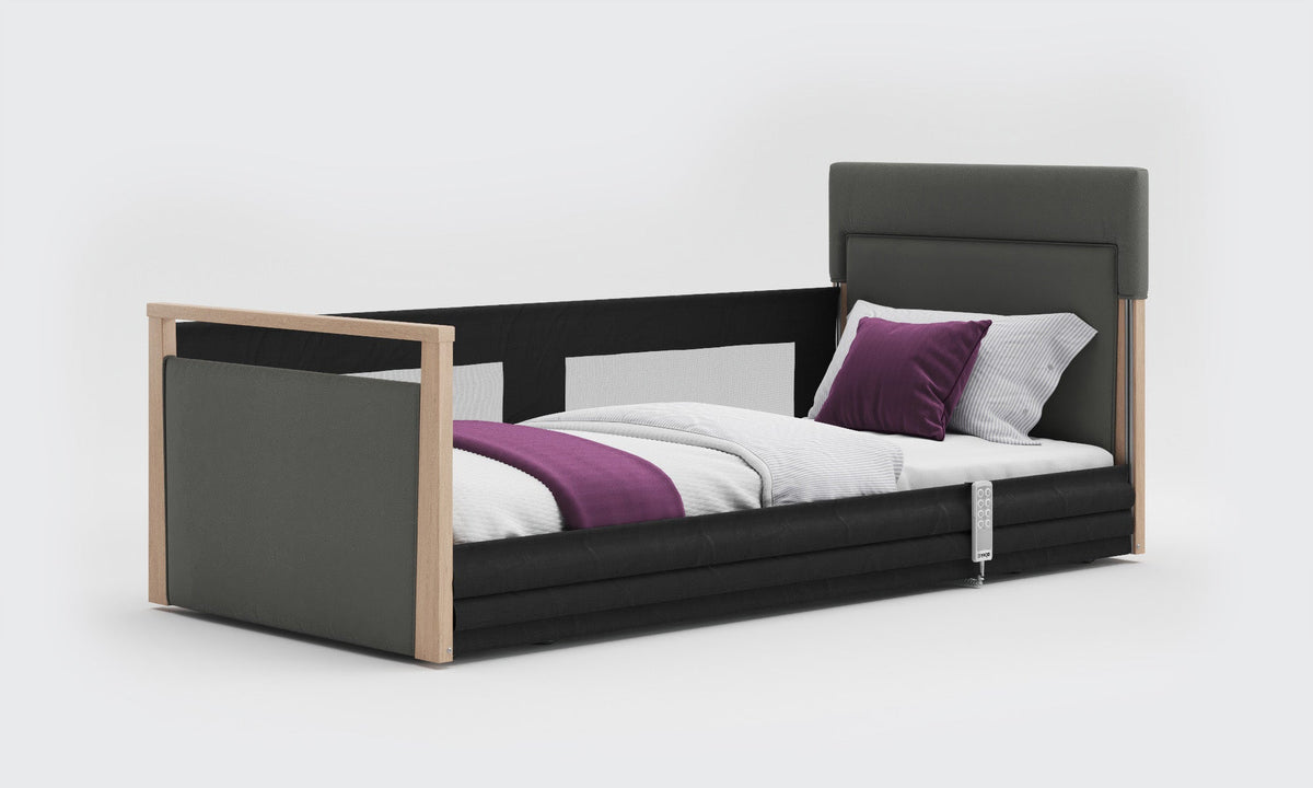 Solo SafeSide Upholstered Profiling Floor Bed